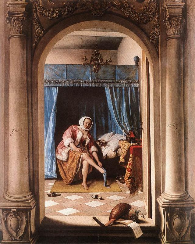 Jan Steen The Morning Toilet